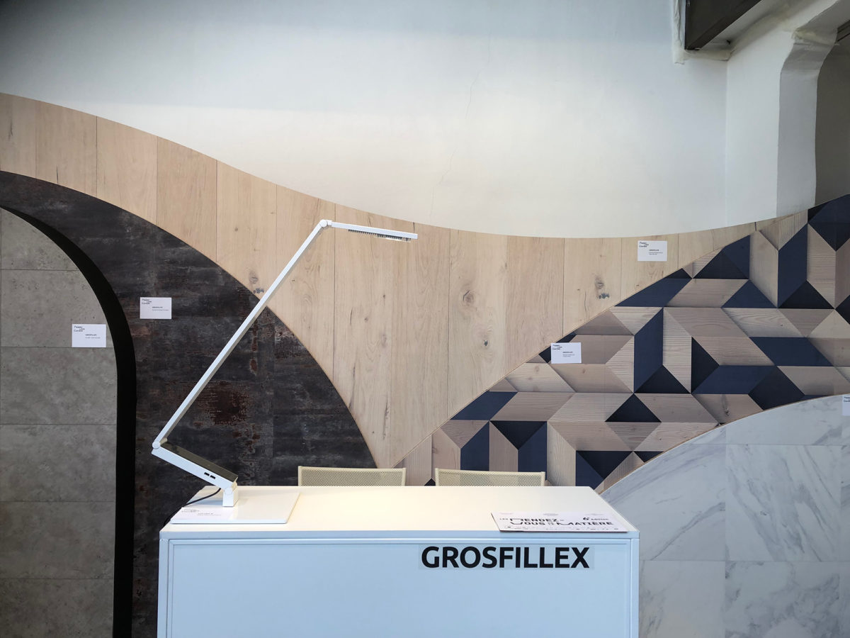 stand Grosfilex - les Rendez-vous de la matière 2019