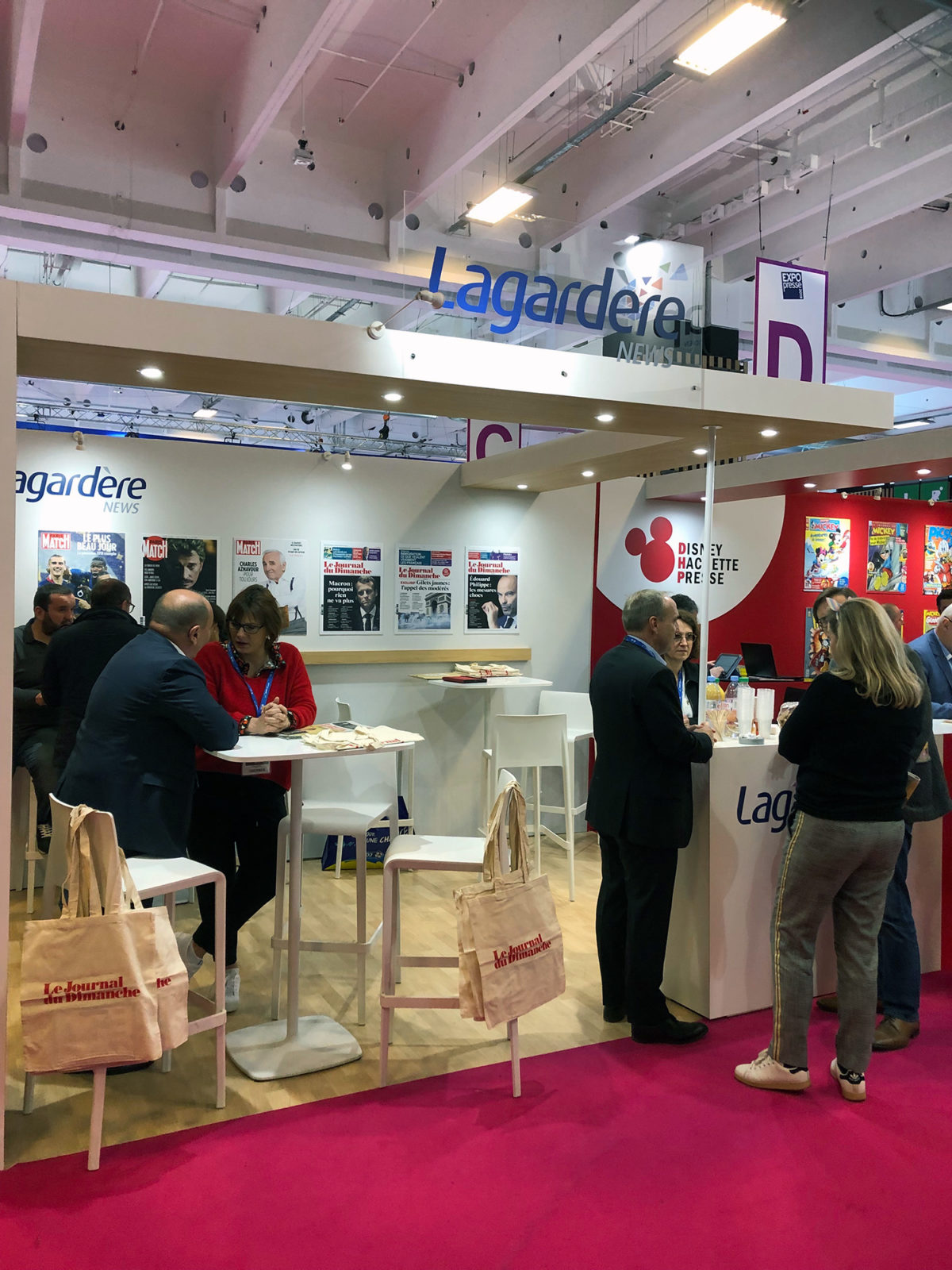 Stand Lagardère à EXPOPRESSE 2019