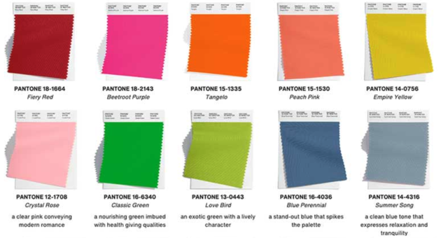 Les 15 couleurs tendance pour 2023