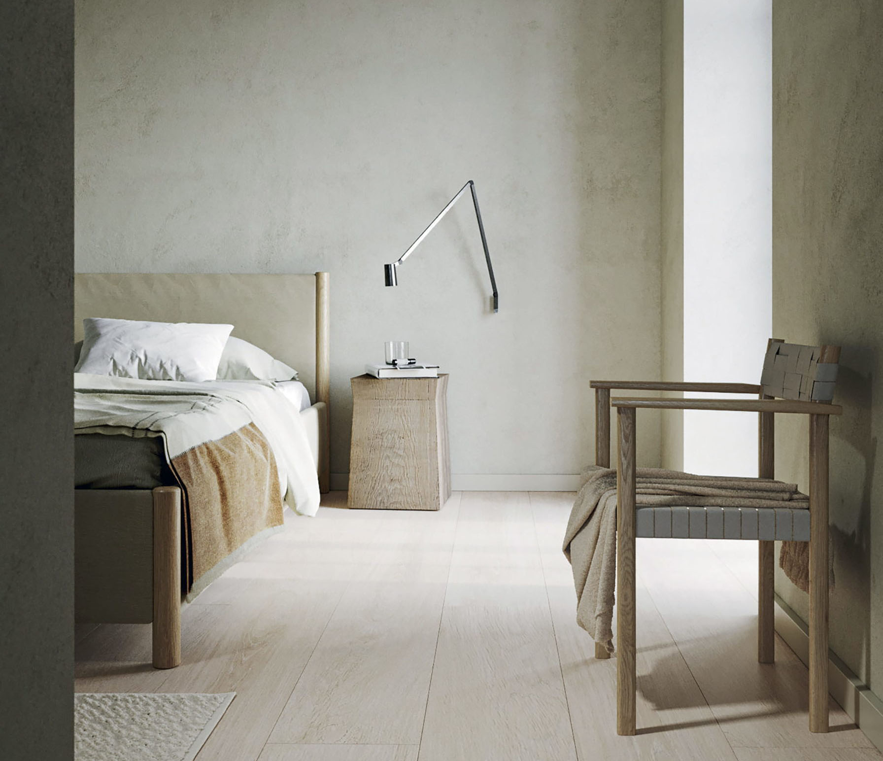 Une chambre toute douce d'esprit scandinave